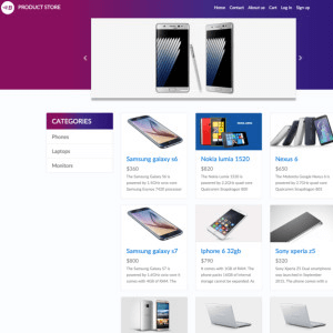 Product Store Screenshot